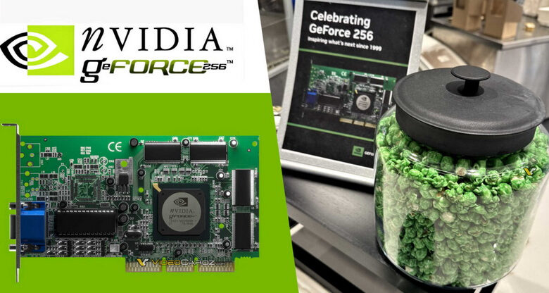 Nvidia Celebrates 25th Anniversary of GeForce 256 With Themed Popcorn and Short Video