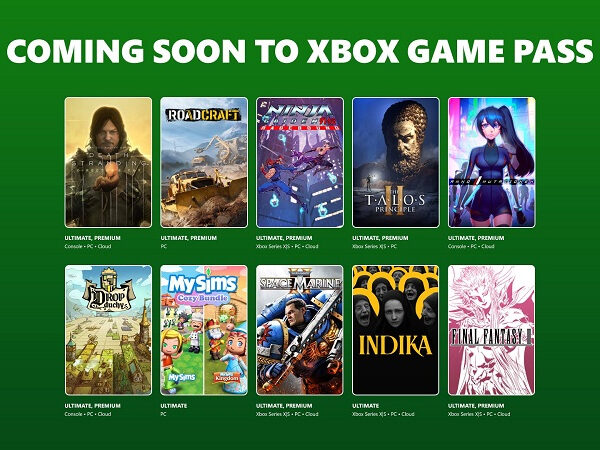Microsoft Reveals Upcoming Game Pass Releases
