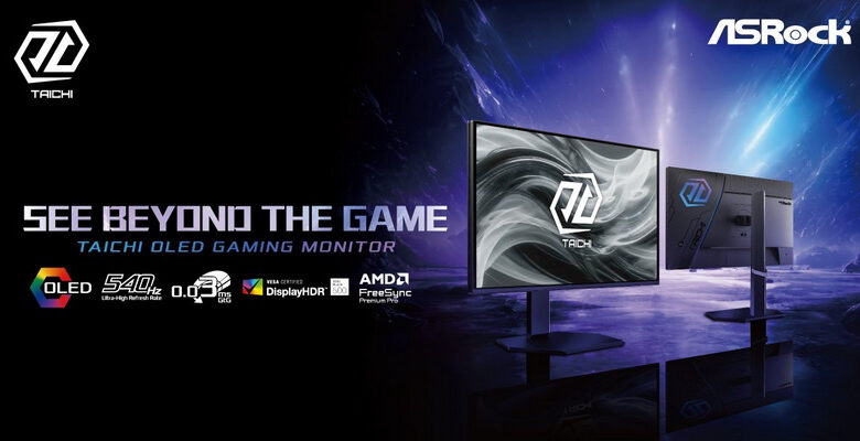 ASRock Announces Taichi and Phantom Gaming QD-OLED and Tandem OLED Gaming Monitors